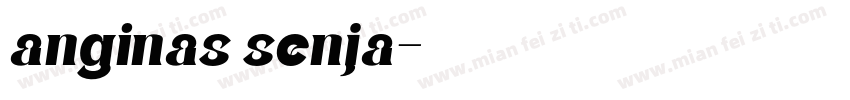 anginas senja字体转换